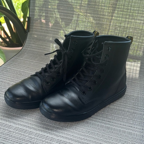 Dr. Martens Black Leather Ankle Boots - Picture 6 of 12